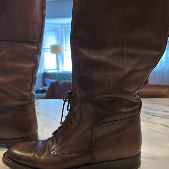 Gucci Brown Knee Boots 7 - Picture 3 of 3